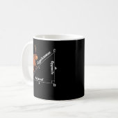 Lustiges Mathe Hypotemoose Kaffeetasse (Vorderseite Links)