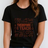 Lustiges Mathe-Lehrer-T-Shirt; Gleichungen & Grafi