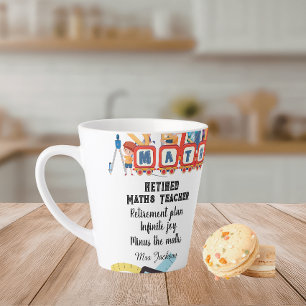 Lustiges Mathelehrer-Rentner-Zitat Milchtasse