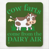 lustiges Mauspad "COW-FURZEN..." (Vorne)