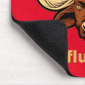 lustiges Mauspad "FLUFFY COW" (Ecke)