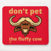 lustiges Mauspad "FLUFFY COW" (Vorne)