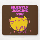 lustiges Mauspad "PURR FECT" (Vorne)