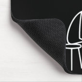 Lustiges Mechaniker-Design Männer Auto-Auto-Repara Mousepad (Ecke)