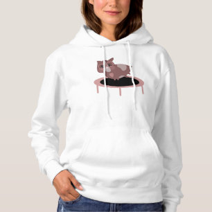 Lustiges Meerschweinchen-Gym-Fitness-Design Hoodie