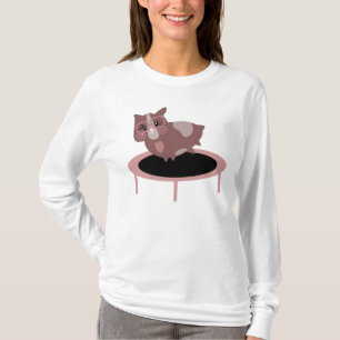 Lustiges Meerschweinchen-Gym-Fitness-Design T-Shirt