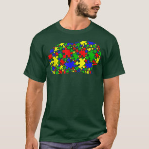Lustiges Meerschweinchen Puzzle Tiere Liebhaber Au T-Shirt