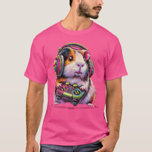Lustiges Meerschweinchen-Video-Spiele Meerschweinc T-Shirt