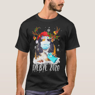 Lustiges Meerschweinchen-Weihnachts-Gesichtsmaske T-Shirt