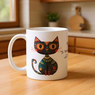 Lustiges Mein "Ich habe etwas vom Tisch gestoßen"  Kaffeetasse