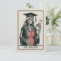 Lustiges Meister-Abschlussgeschenk Skelett Absolve