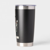 Lustiges Meister-Abschlussgeschenk Skelett Absolve Thermobecher (Links)