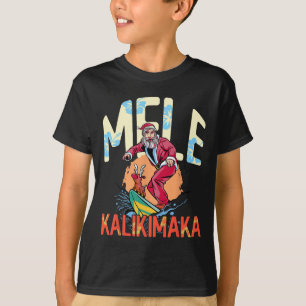 Lustiges Mele Kalikimaka Hawaiianisches Weihnachte T-Shirt