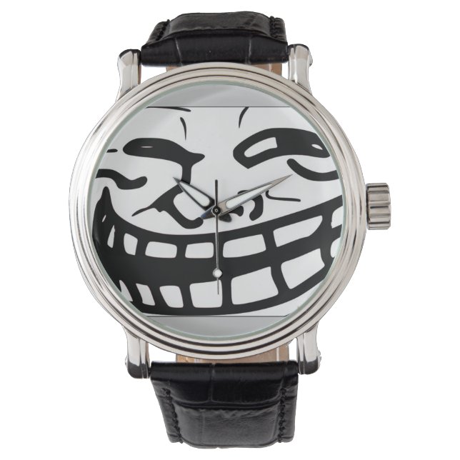 Lustiges Mem Armbanduhr (Vorderseite)