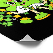 Lustiges Meme 6 7 St Patricks Day Sechs Sieben Kle Poster (Ecke)