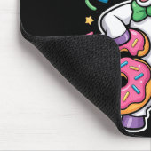Lustiges Meme Einhorn Mädchen Kinder Sechs Sieben Mousepad (Ecke)