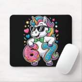 Lustiges Meme Einhorn Mädchen Kinder Sechs Sieben Mousepad (Mit Mouse)