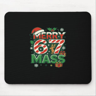 Lustiges Meme Frohe 67 M Candy Cane Weihnachts Zah Mousepad