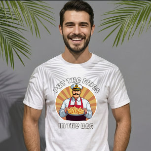 Lustiges Meme Legt Die Pommes In Die Tüte Viral Ju T-Shirt