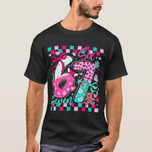 Lustiges Meme-Valentinstag Sechs Sieben 6 7 Valent T-Shirt