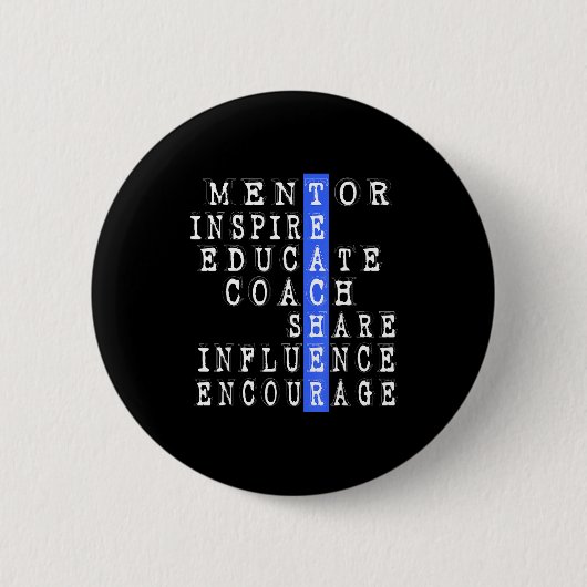 Lustiges Mentor-Trainer-Geschenk für Lehrer für Sc Button (Vorderseite)