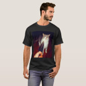 Lustiges Messer Katzen Meme T-Shirt (Vorne ganz)