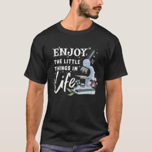lustiges Mikroskop Mikrobiologen Biologie Nerd Wis T-Shirt