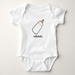 Lustiges Milkaholic Baby-Shirt Baby Strampler