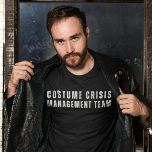 Lustiges minimalistisches Halloween-Kostüm einfach Tri-Blend Shirt