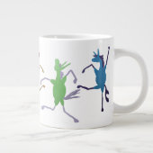 Lustiges Molly-Maultier-große Kaffee-Tasse Jumbo-Tasse (Rechts)