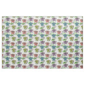Lustiges Monster-Fußball-Kinder-Muster Stoff (Fat Quarter (45,7 x 55,9 cm))