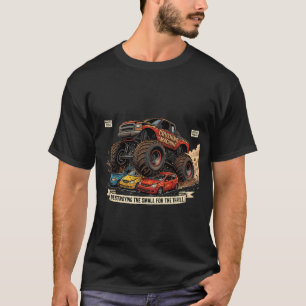 Lustiges Monster-Truck-Ersatzreifen-T-Shirt  T-Shirt