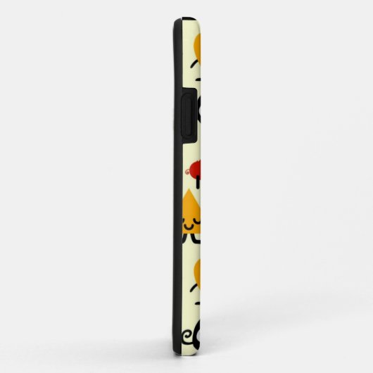 Lustiges Monstermuster Case-Mate iPhone Hülle (Hinten/Rechts)