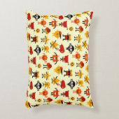 Lustiges Monstermuster Dekokissen (Vorderseite(Vertikal))