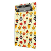 Lustiges Monstermuster Mini Klemmbrett (Gewinkelt2)