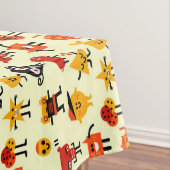 Lustiges Monstermuster Tischdecke (Beispiel)