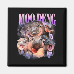 Lustiges Moo-deng Baby Zwerg Nilpferd Süß Zoo Für Magnet