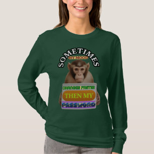Lustiges-Mood-Change-Password-T-Shirt Sarkastisc T-Shirt