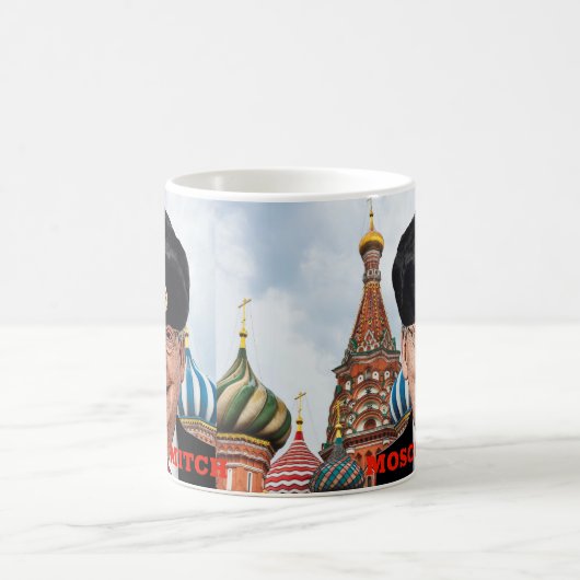 Lustiges Moskau Mitch Kaffeetasse (Mittel)
