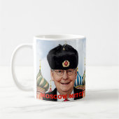 Lustiges Moskau Mitch Kaffeetasse (Links)