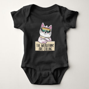 Lustiges Mountain Snowboarden Skifahren Geschenk K Baby Strampler