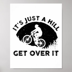 Lustiges Mountainbike-Design für Männer Frauen Tra Poster