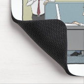 Lustiges mousepad: Älterer Zombie Mousepad (Ecke)