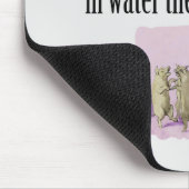 Lustiges Mousepad - Franklin, Wein, Bier und (Ecke)