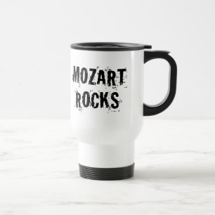 Lustiges Mozart-Felsen-Musik-Geschenk Reisebecher