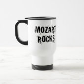 Lustiges Mozart-Felsen-Musik-Geschenk Reisebecher (Links)