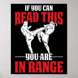 Lustiges Muay-Thai-Boxen Mma-Mixed-Martial-Arts-Tr Poster