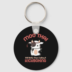 Lustiges Muay Thai Moo Thai Kickboxen  Schlüsselanhänger