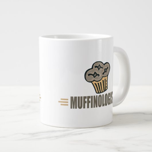 Lustiges Muffin Jumbo-Tasse (Vorderseite Rechts)