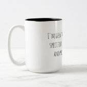 Lustiges Multitasking Zweifarbige Tasse (Links)